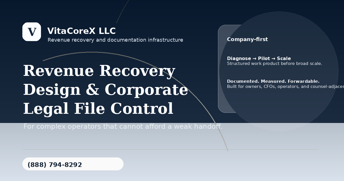 Vitacorex llc